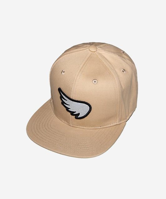 SA1NT 3D Embroidered Wing Patch Snapback - Sand