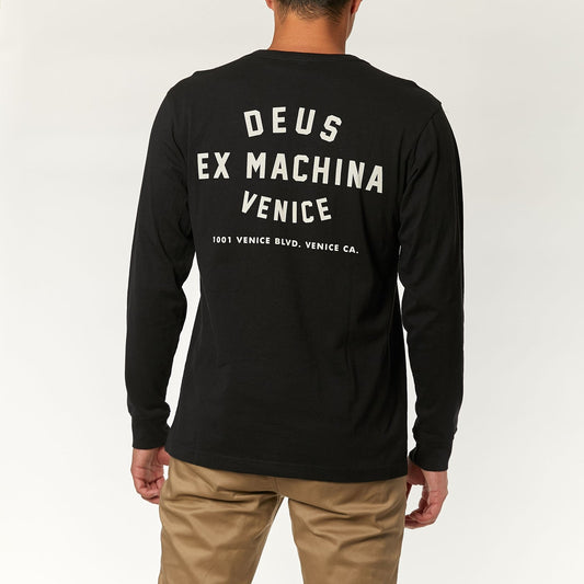 Deus Ex Machina Venice Long Sleeve T Black