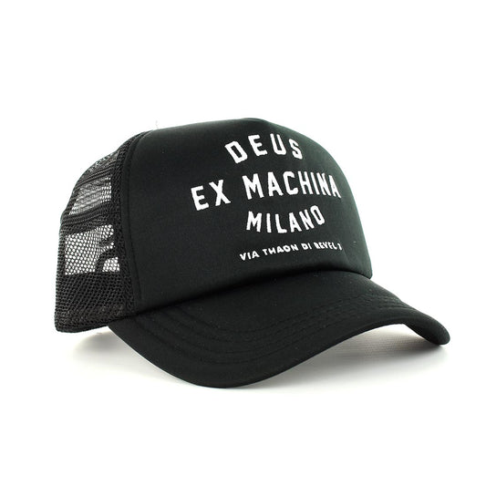 Deus Ex Machina Milano Address Trucker Black