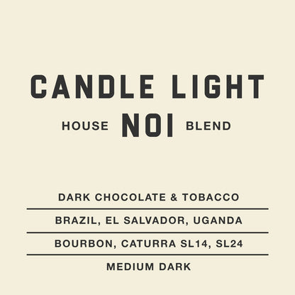 Coaltown Coffee Candle Light No.1 Whole Bean 200g