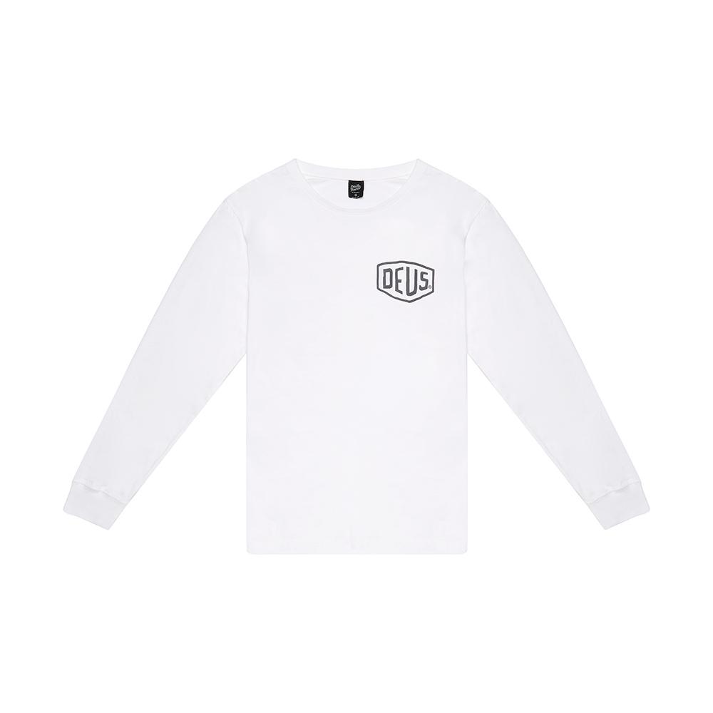 Deus Ex Machina Venice Long Sleeve T White