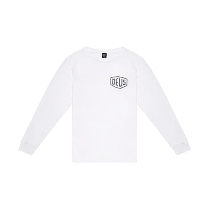 Deus Ex Machina Venice Long Sleeve T White