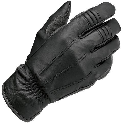 Biltwell Leather Work Gloves Black
